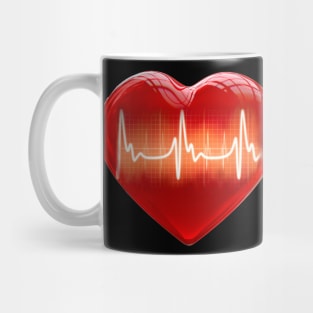 Heart T-shirt Mug